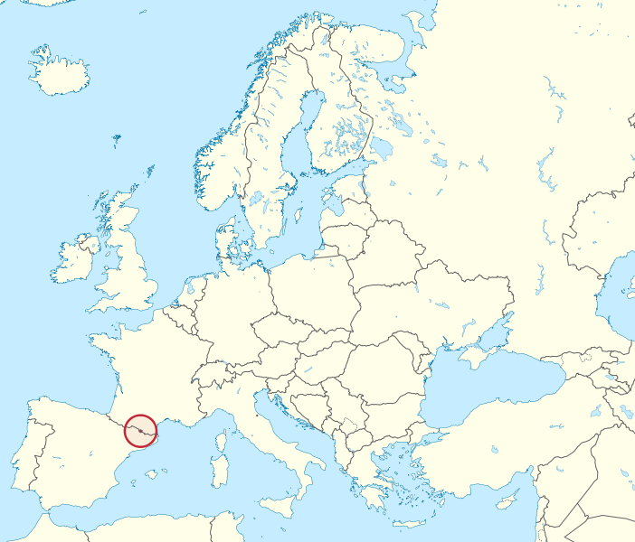 Andorra Location Map