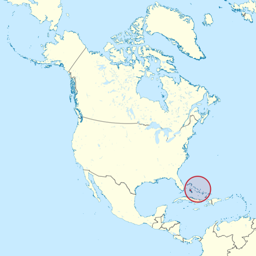 Bahamas Location Map
