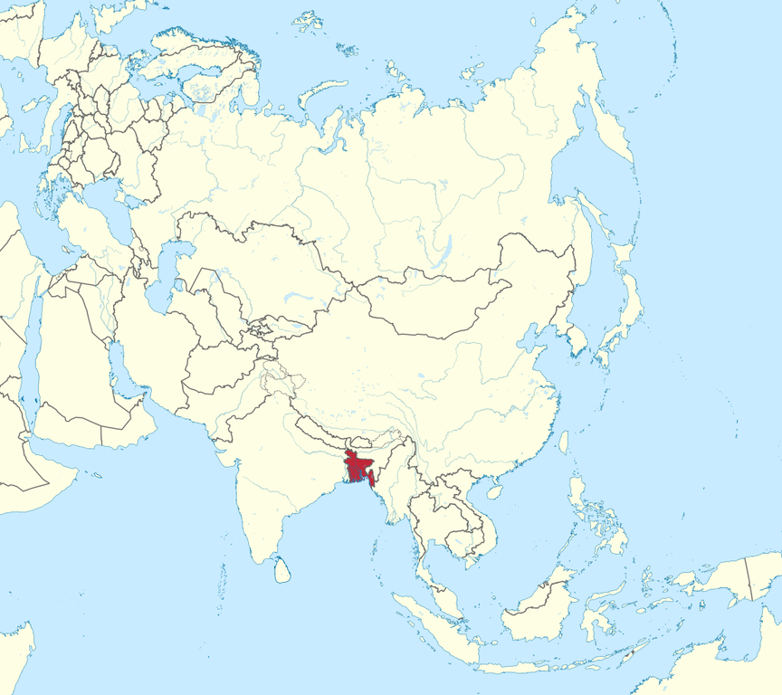 Bangladesh Location Map