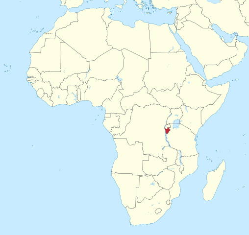 Burundi Location Map