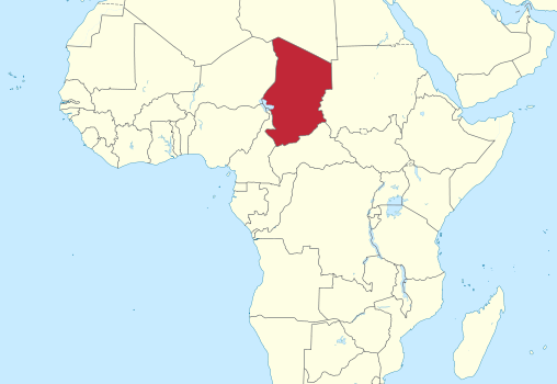Chad Location Map