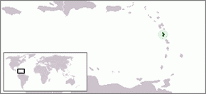 Dominica Location Map