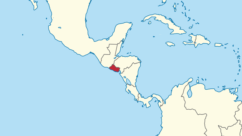 El Salvador Location Map