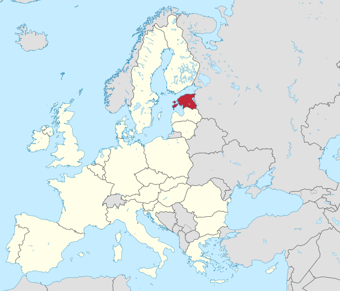 Estonia Location Map