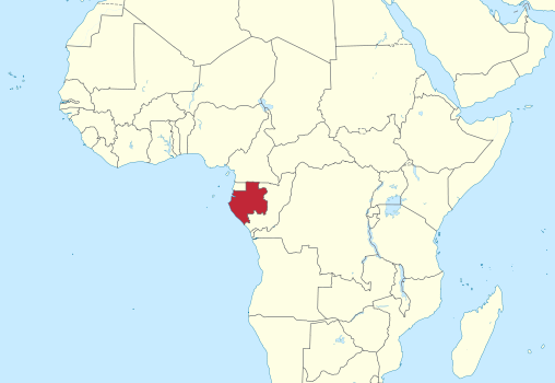 Gabon Location Map