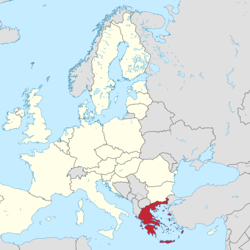Greece Location Map