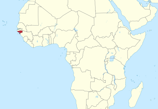 Guinea-Bissau Location Map