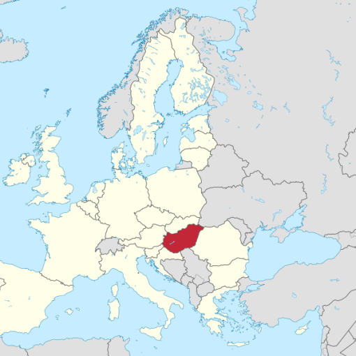 Hungary Location Map