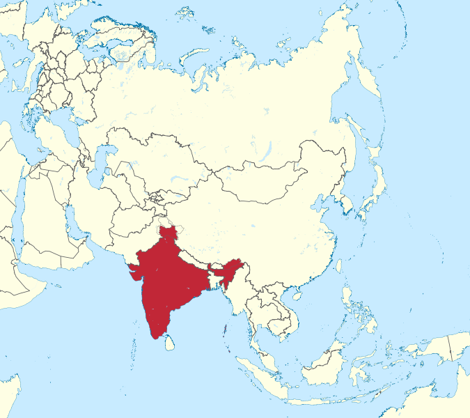India Location Map
