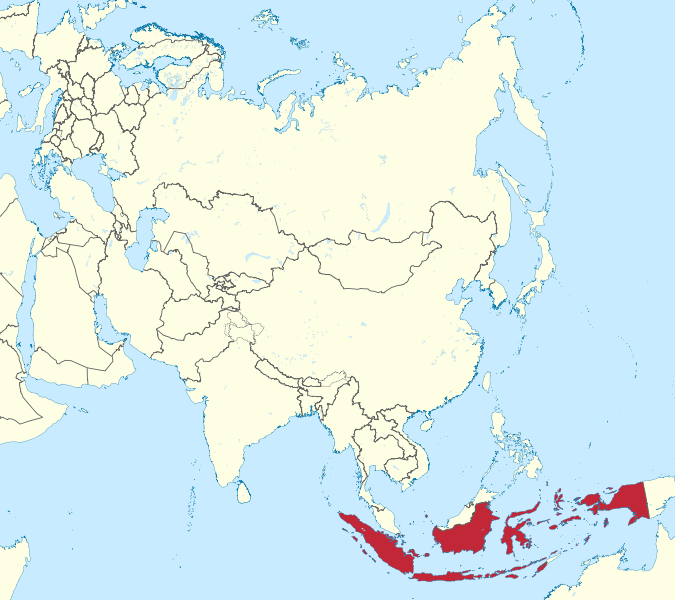 Indonesia Location Map