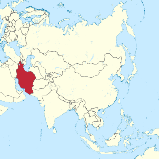 Iran Location Map
