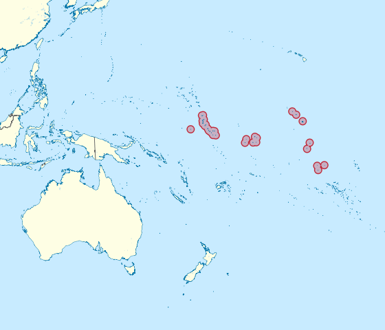 Kiribati Location Map