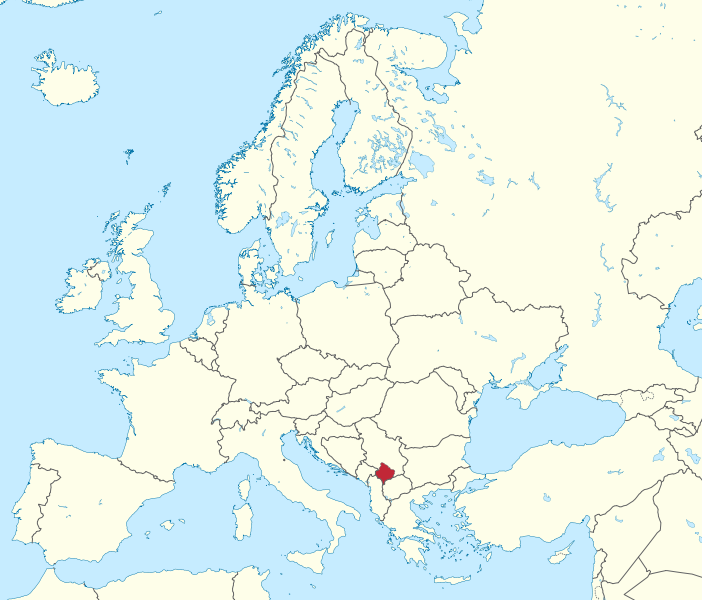 Kosovo Location Map