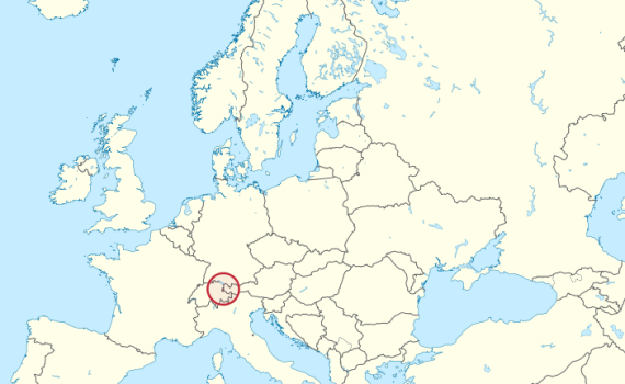 Liechtenstein Location Map