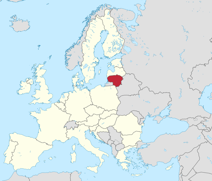 Lithuania Location Map