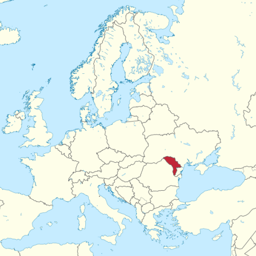 Moldova Location Map