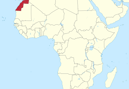 Morocco Location Map