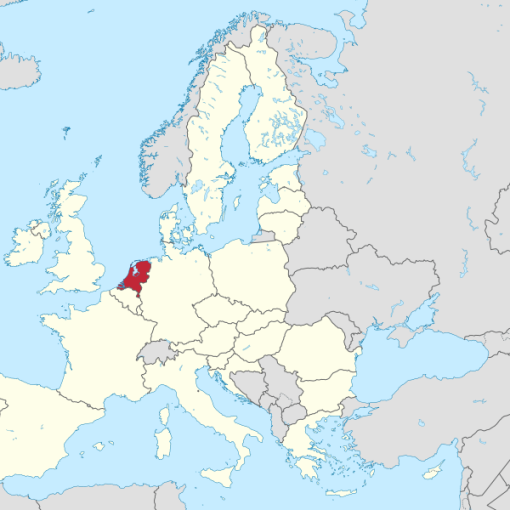 Netherlands Location Map