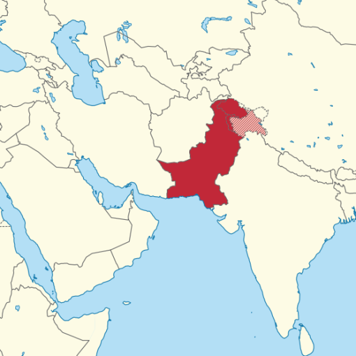 Pakistan Location Map