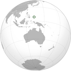 Palau Location Map