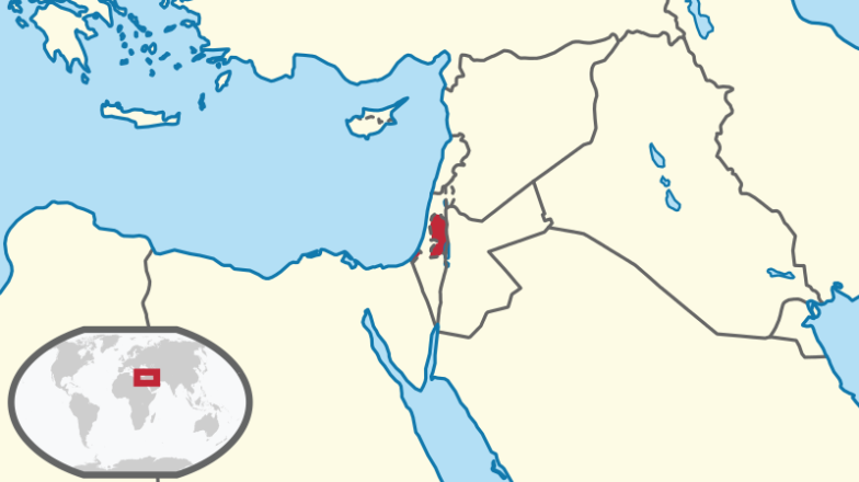 Palestine Location Map