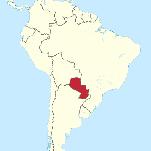 Paraguay Location Map