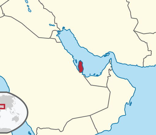 Qatar Location Map