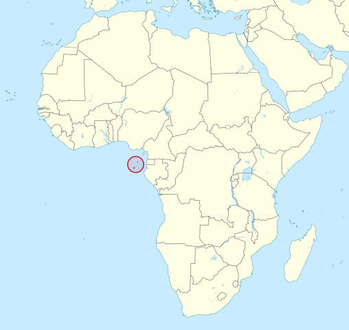 Sao Tome and Principe Location Map