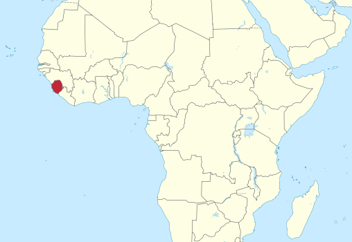 Sierra Leone Location Map