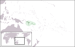 Solomon Islands Location Map