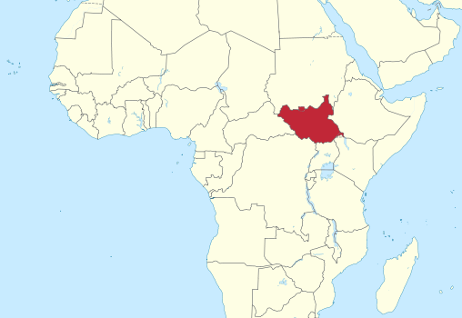 South Sudan Location Map