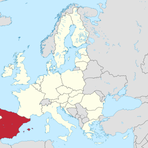 Spain Location Map