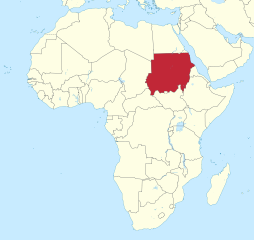 Sudan Location Map