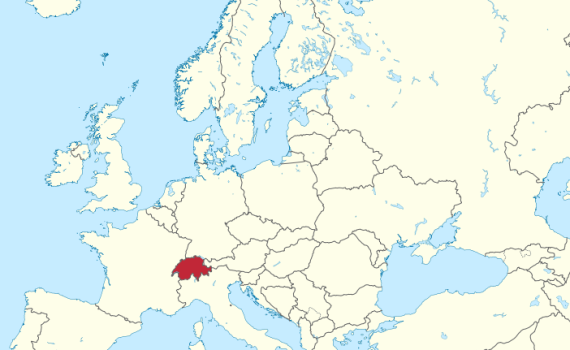 Switzerland Location Map
