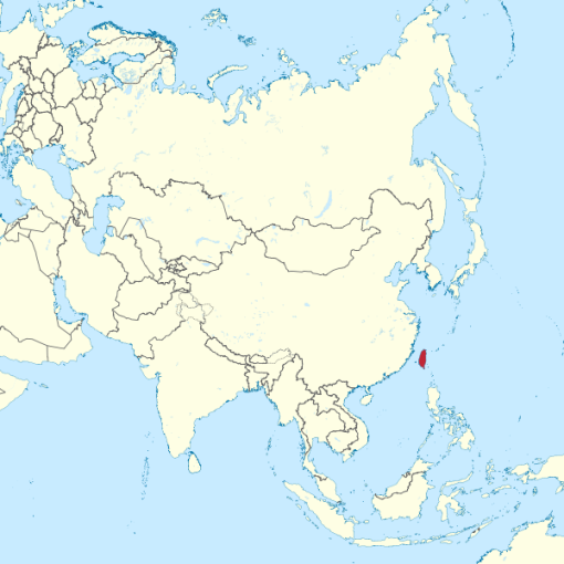 Taiwan Location Map