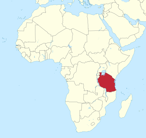 Tanzania Location Map