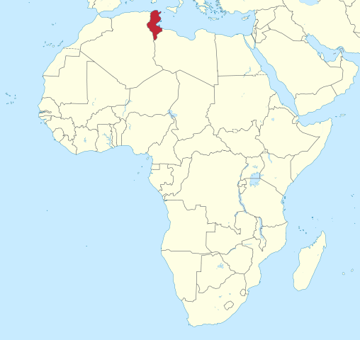 Tunisia Location Map