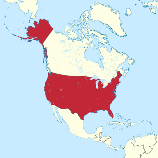 United States Location Map