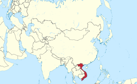 Vietnam Location Map